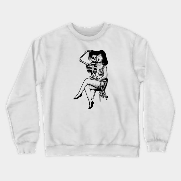 Skeleton having fun Crewneck Sweatshirt by RicardoCarn